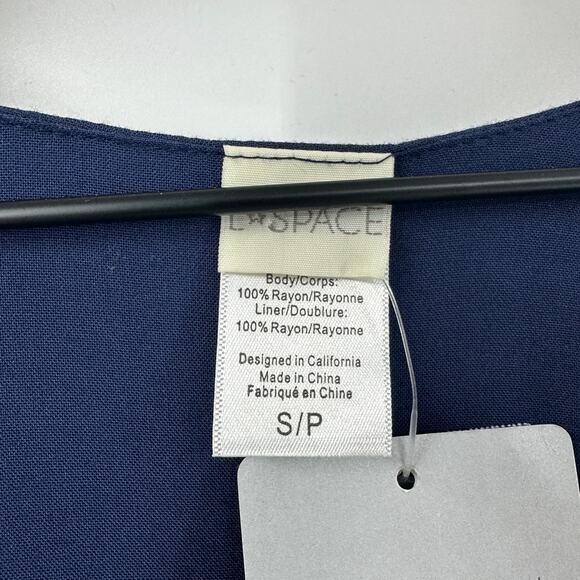 L*Space Goa Dress Wrap Maxi in Midnight Blue Size Small NWT - Picture 8 of 10